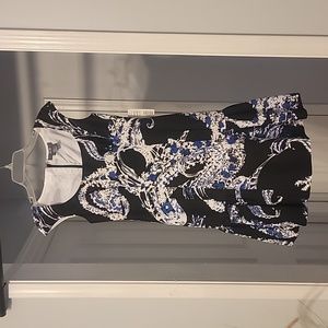 Per se blue floral dress